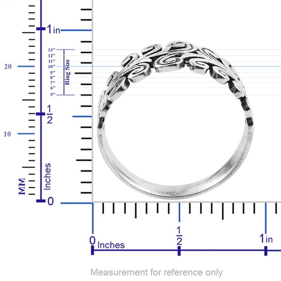 Sterling Silver Ring (Size 7.0) (3.5 g) - Picture 4 of 4